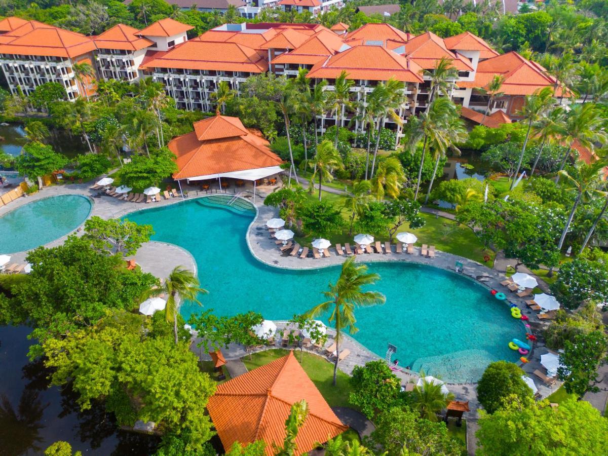 Ayodya Resort Bali Nusa Dua  Bagian luar foto Aerial view of the hotel