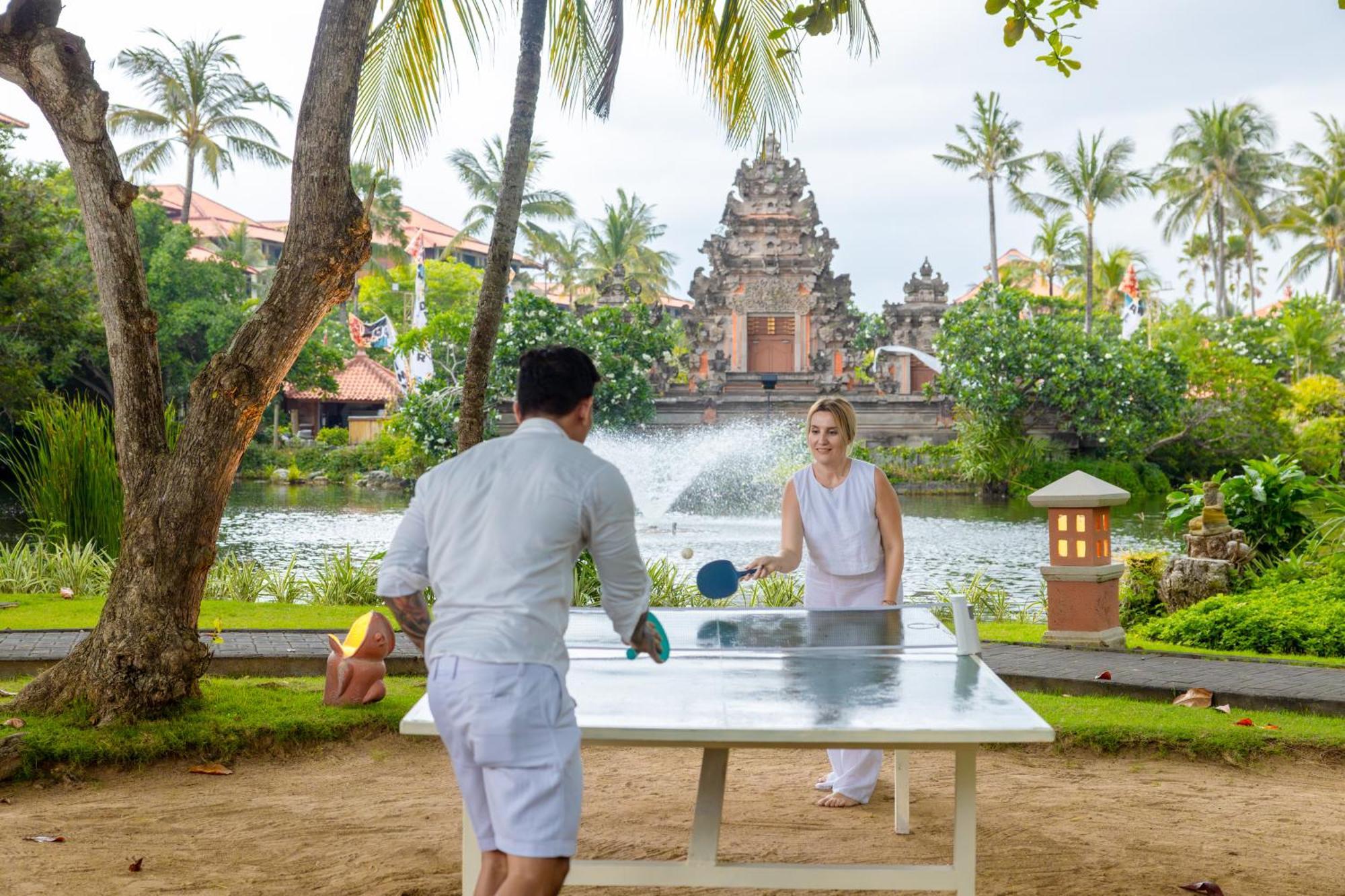 Ayodya Resort Bali Nusa Dua  Bagian luar foto Table tennis at the resort